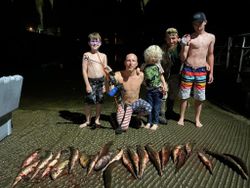Group of 5 people fishing in FL