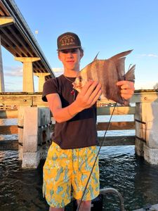 Lone angler fishing in Florida