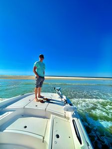 Angler fishing at Gulf Shores