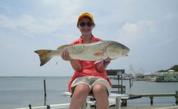 Angler with a big fish in TX