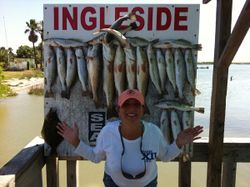 3 fishing in port aransas