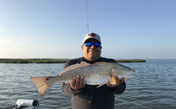 Redfish caught by angler in Port Aransas