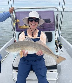 Redfish caught while fishing in Port Aransas