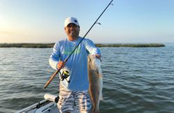 Redfish caught while fishing in Port Aransas
