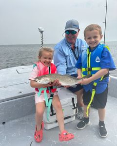 Spotted weakfish caught while fishing in Port Aransas