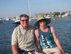 Two anglers fishing in MA