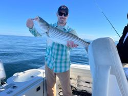 Striped bass caught in Yarmouth