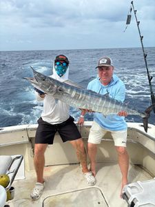 Catching a Wahoo fish in FL