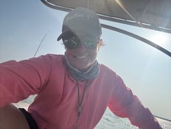 Scouting some new areas is always a fun day for me, especially when the first fish caught is a flounder! 