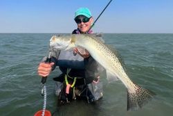 Speckled trout catch while fishing in Corpus Christi TX waters