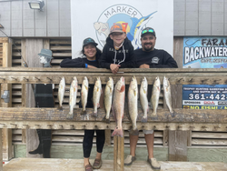 10 spotted weakfish, redfish caught at Corpus Christi while fishing