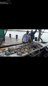 Two people fishing in Corpus Christi