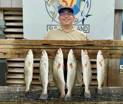Six spotted weakfish caught fishing in TX