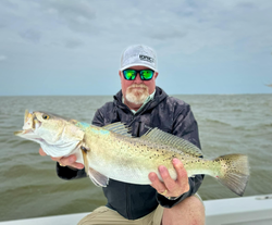 Spotted Weakfish, 28 inches, fishing in TX