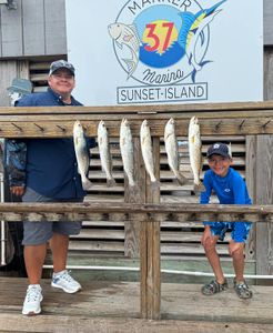 Six spotted weakfish caught while fishing in TX