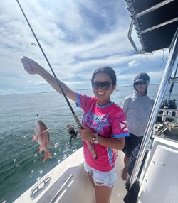 Two people fishing in Islamorada