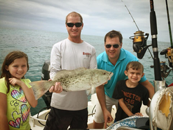 Gag grouper caught on fishing trip in Islamorada