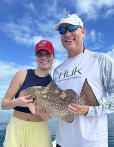 Red grouper catch fishing in Islamorada FL waters