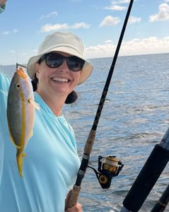 Yellowfin fish caught while fishing in Islamorada FL waters
