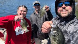 Morning bite’s on—lines tight and spirits high.
