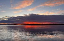 Scenic lake view in Minocqua, Wisconsin