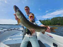 Muskellunge fish caught in Minocqua