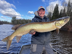 A muskellunge fish caught in WI