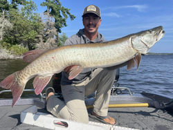 Muskellunge fish caught in Minocqua