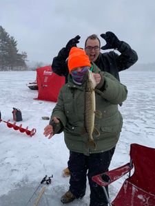 Northern Pike fish caught while fishing in Minocqua
