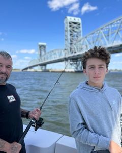 Two people fishing in New York