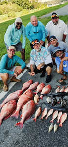 Group of 6 people fishing in FL
