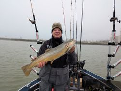 Caught a 24-inch Atlantic Salmon in Port Washington
