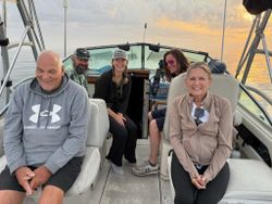 Five people enjoying cruises and fishing in Wisconsin