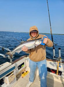 One person fishing in WI