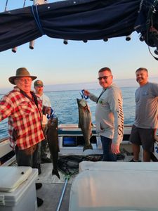 2 big fish caught by 5 people on fishing cruises in Port Washington