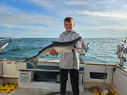 Huge catch while trolling on a partly cloudy day in Port Washington!