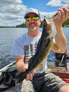 Walleye catch from fishing trip in Port Washington WI