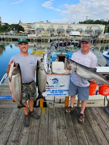 3 rainbow trout caught during cruises and fishing in WI