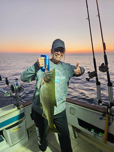 Great catch trolling today! Afternoon clearing made for perfect fishing conditions.