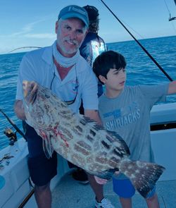 Black Grouper caught while fishing in Islamorada