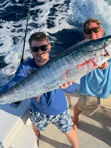 Wahoo fish catch on fishing boat in Islamorada FL waters