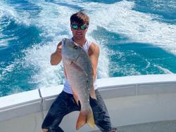 Lone angler fishing in the waters of Florida