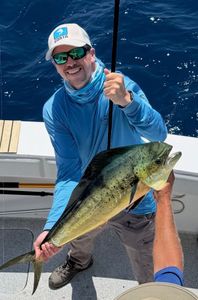 Angler holds 15-inch fish in FL