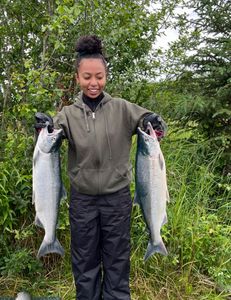 From the waters to her hands. Alaska style