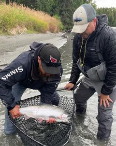 Stunning rainbow trout caught in Sterling