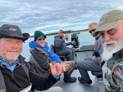 Four people fishing in Sterling