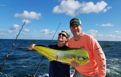 Two people fishing in Florida