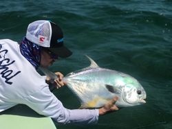 Permit fish caught by angler in FL
