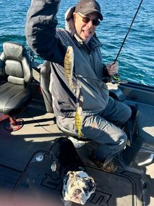 Angler fishing in Traverse City