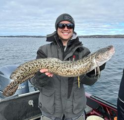A person fishing in Traverse City